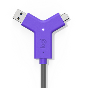 USB连接到会议室计算机的会议摄像机，包括Logitech Rally、MeetUp、GROUP、Connect、BCC950和一体化摄像机Rally Bar和Rally Bar Mini